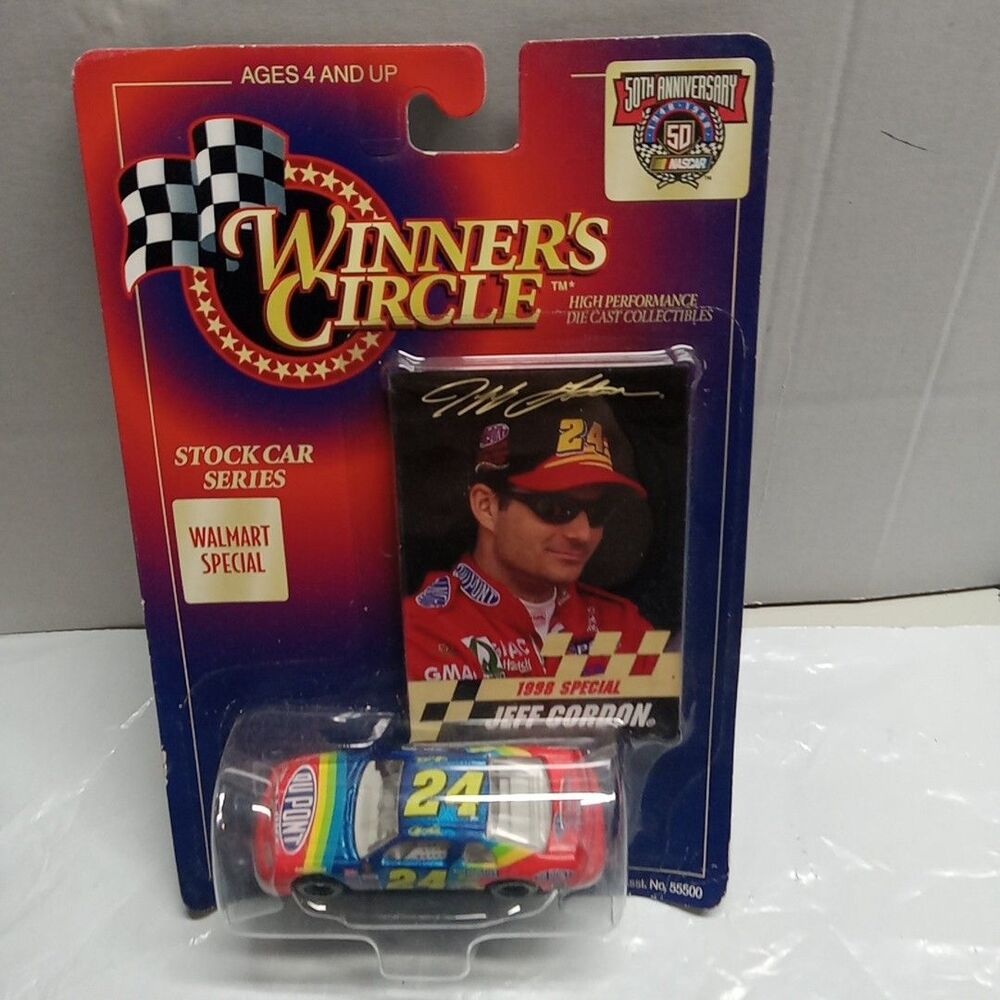 Winners Circle Jeff Gordon New Nascar 50 Anniversary  Walmart Special